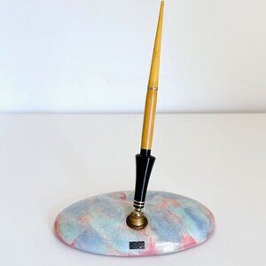 VINTAGE PARKER PEN COMPANY FOUNTAIN PEN DESK SET